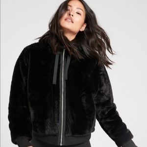 Athleta Faux Fur Ritual Jacket